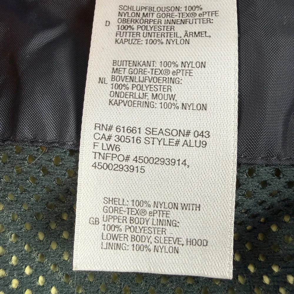 The North Face Jacket Men's XL Blue Gore-Tex Summit Series Hooded Hiking Skiing
